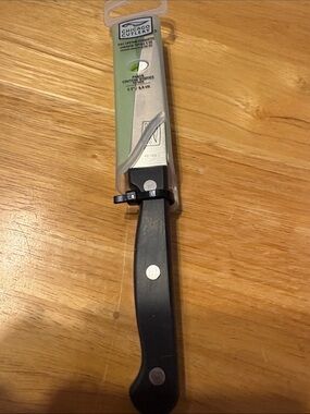 Chicago Cutlery Black-Handle Bread Knife - Serrated Slicing Knife